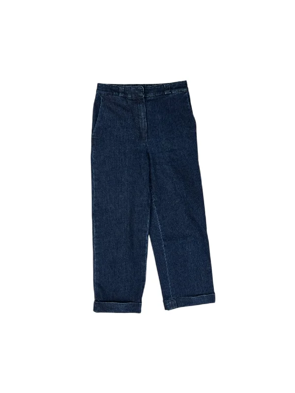 Easy Style Jeans Wide Leg By Theory In Blue Denim, Size: 6