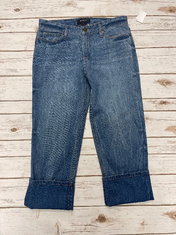 Comfortable Design Jeans Wide Leg By Who What Wear In Blue Denim, Size: 4
