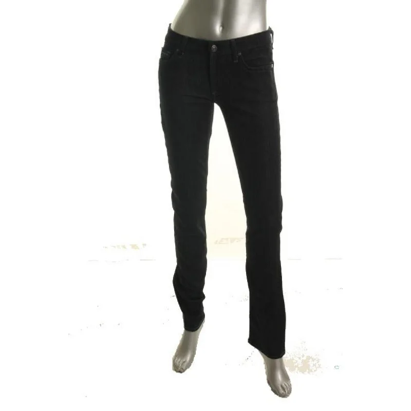 Exclusive Customization Kimmie Womens Stretch Denim Straight Leg Jeans