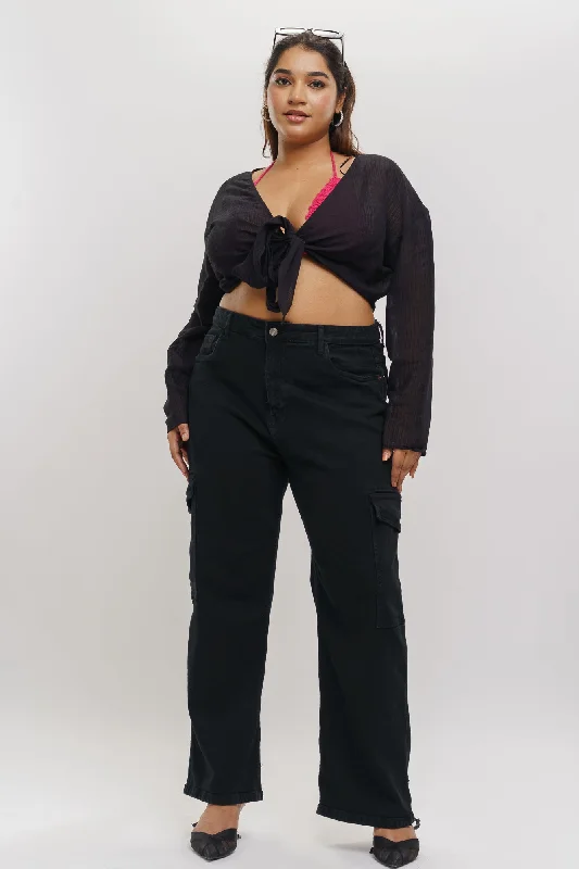 Dressing Tips Midnight Denim Cargo Pants
