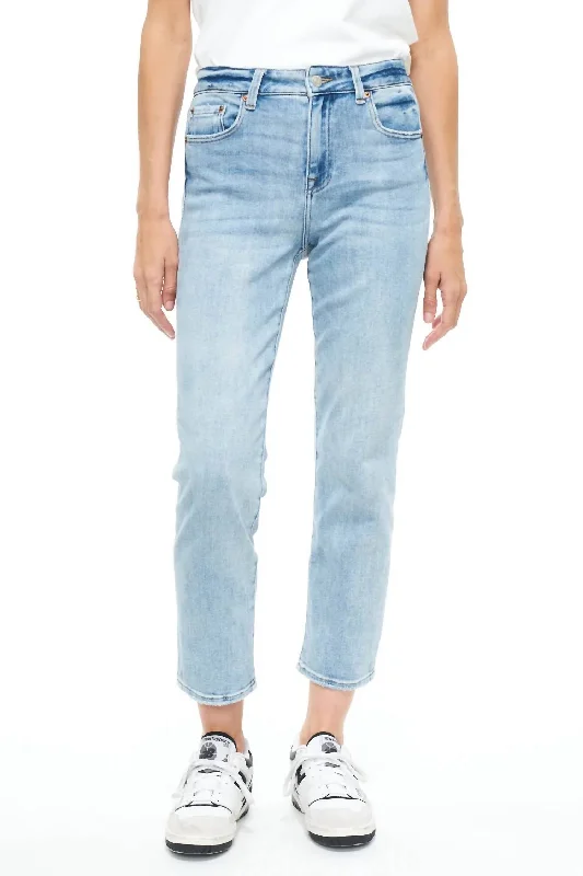 Bottom And Versatile Monroe High Rise Slim Cigarette Jean In Mirage