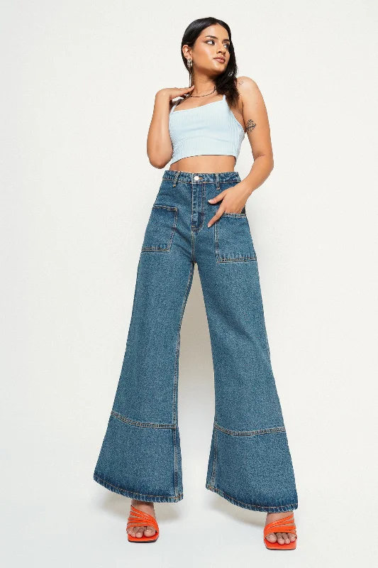 Cozy Shirts Old Spiced Flare Jeans