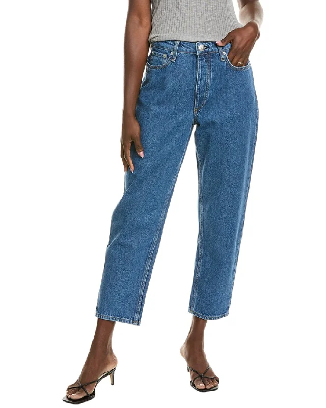 Easygoing Fashion rag & bone Alissa High-Rise Barrel Leg Jean