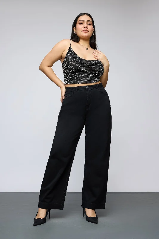 Bright Colors Shadow Play Curve Straight Leg Jeans