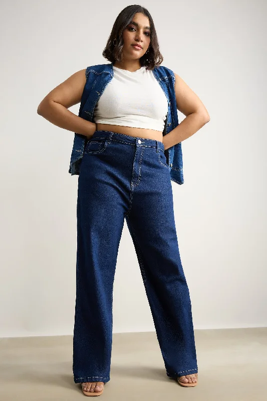 Fashion Elements Straight Classic Blue Jeans