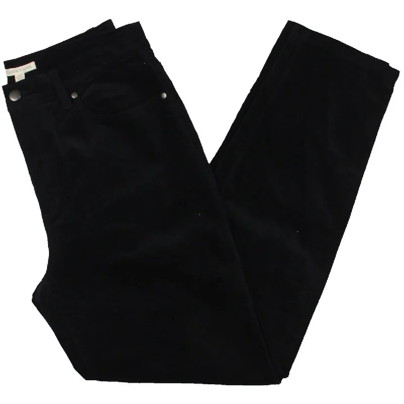 Personalized Wear Womens Velveteen High Waist Slim Jeans