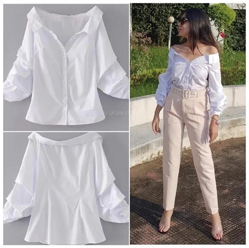 Fashionable Ease Crisp White Shirt