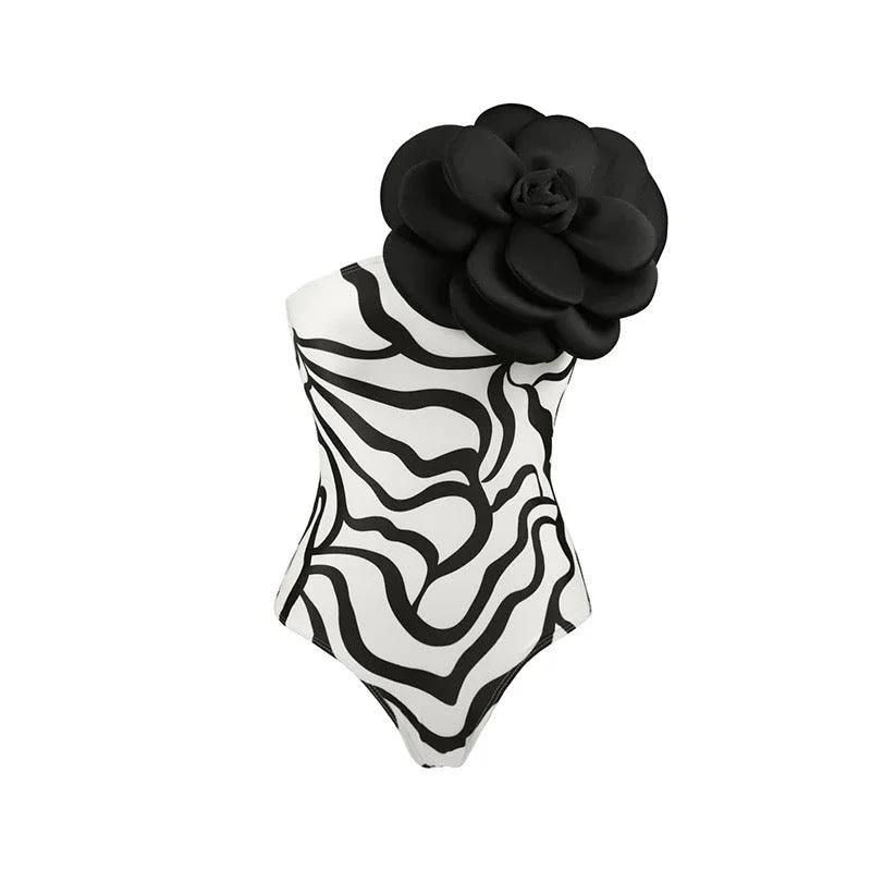 New Products Delsey Strapless Rosette Monokini