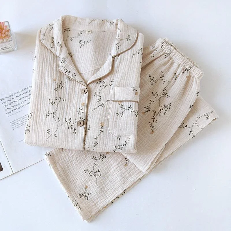 Summer Comfort Diaz Floral Cotton Crepe Nightsuits