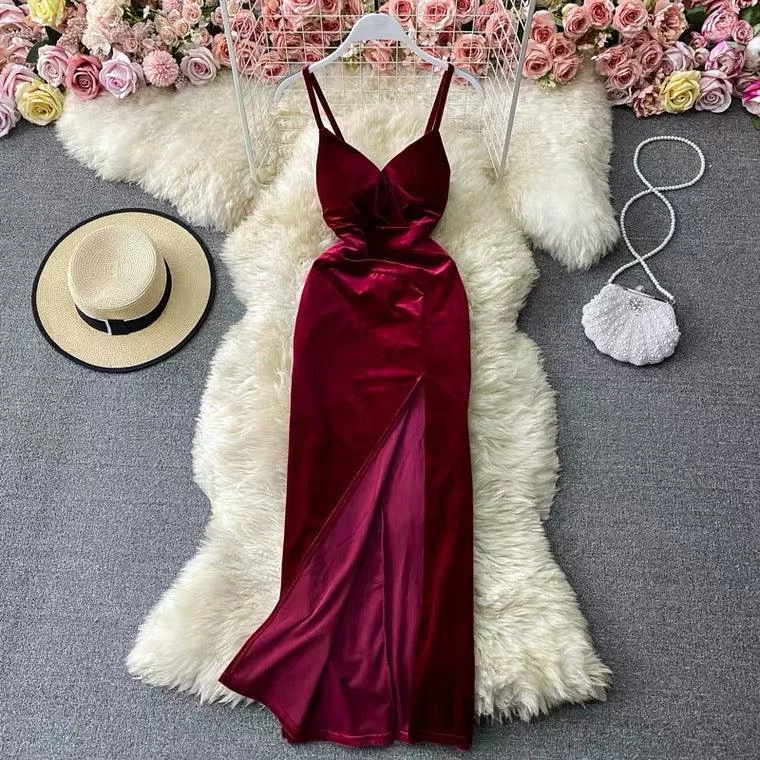 Fashion And Simplicity Harper Velvet Dress