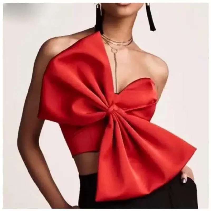 Soft Fashion Love Bow Detailed Blouse