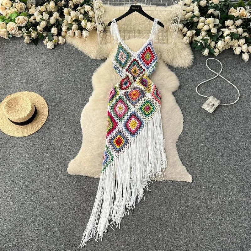 Soft Looks Ludo Tassel Summer Dress