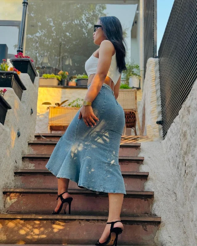 Eye-catching Personality Malibu Maxi Statement Skirt
