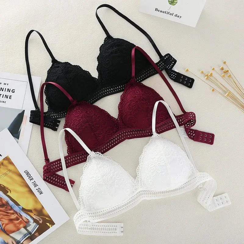 Warm And Comfortable Matsely Lace Bralette