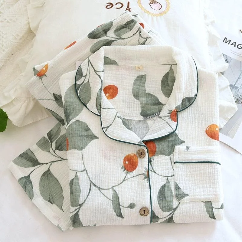 Energy Wear Peaches Cotton Crepe Nightsuit