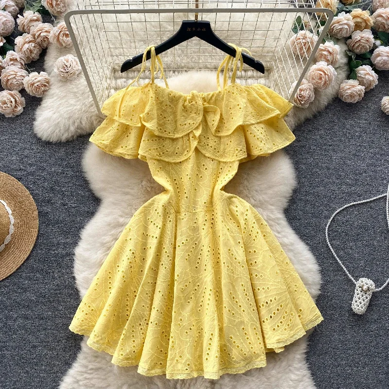 Classic Style Rebecca Statement Eyelet Dress