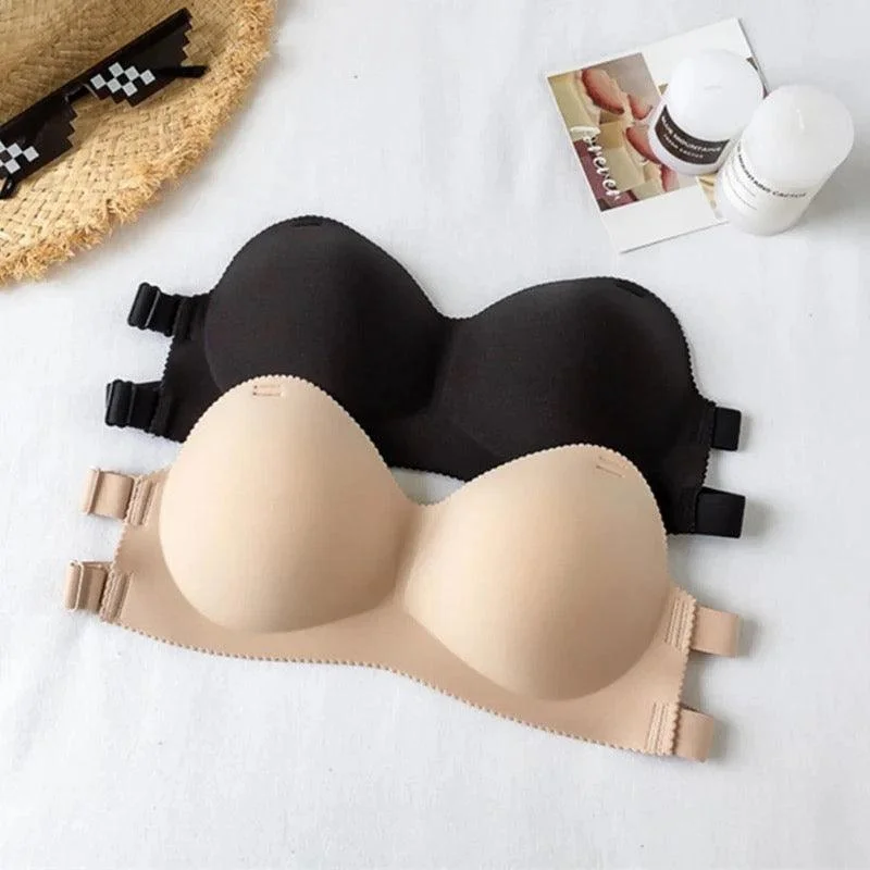 Cozy Street Style Roder Backless Seamless Bralettes