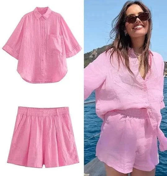 Beautiful Romance Ruby Blush Summer Coord Set