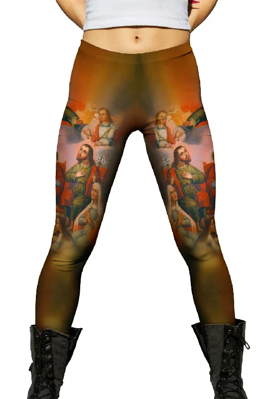 Sports Design Anonymous Cusco School - "The Family Of Christ Child With The Imprisoned Soul Of Divine Love" (1700)