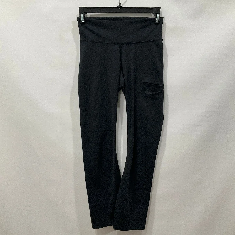 Luxury Style Black Athletic Leggings Nike Apparel, Size Xs