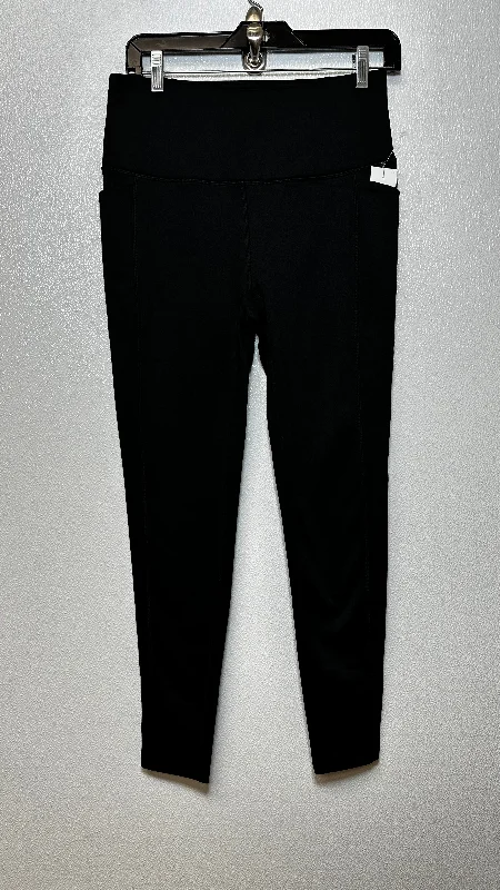 Casual Fit Black Athletic Leggings Spyder, Size M