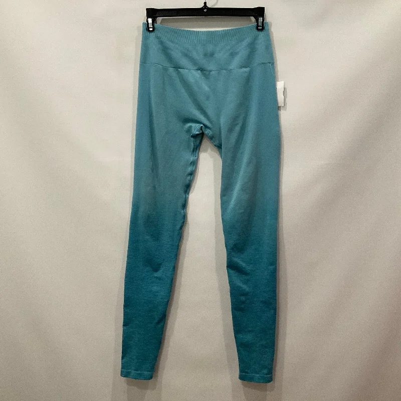 Exquisite Fabrics Blue Athletic Leggings alphalete, Size M