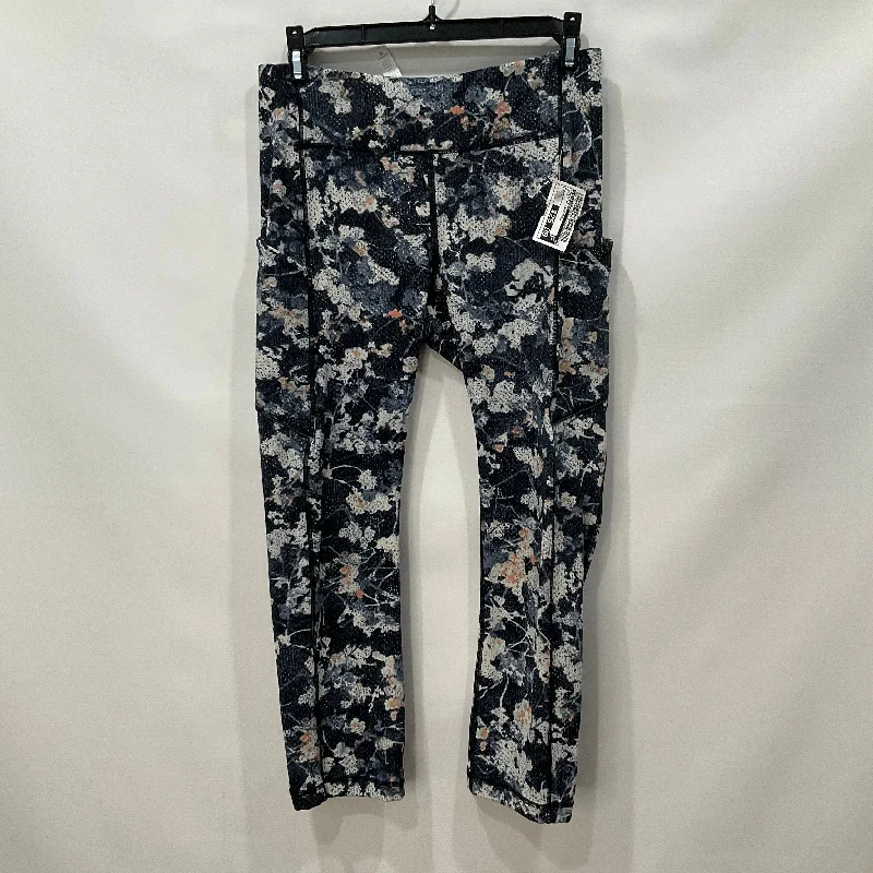 Simple Design Blue Athletic Leggings Lululemon, Size 6