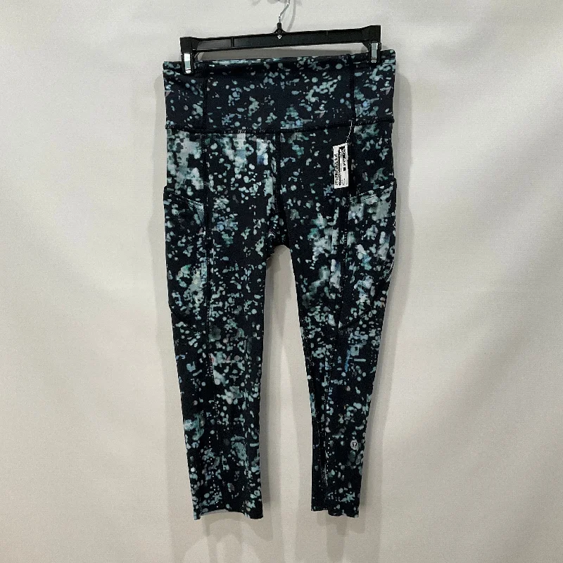 New Design Blue Athletic Leggings Lululemon, Size 6
