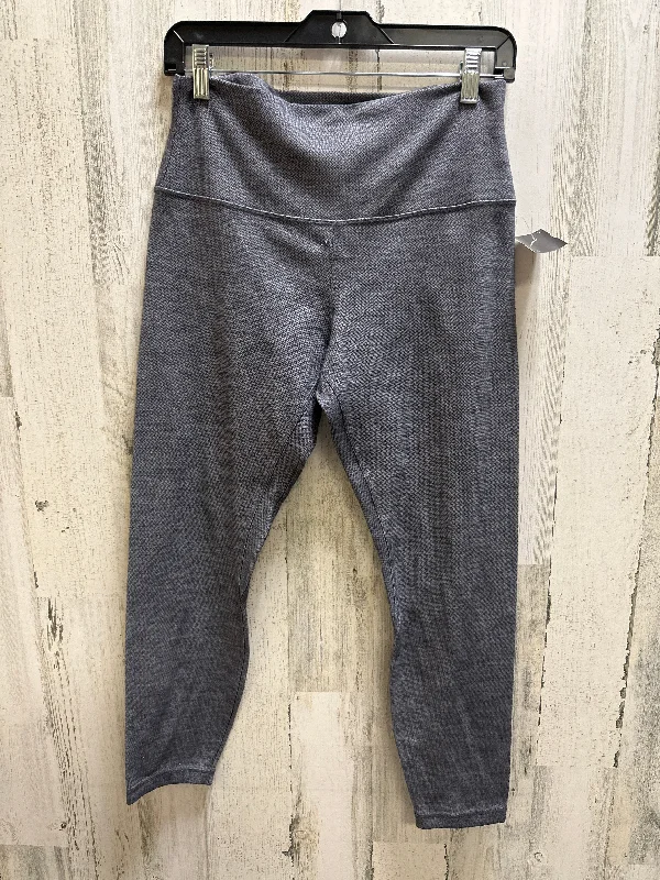 Relaxed Fit Wear Blue Athletic Leggings Lululemon, Size S