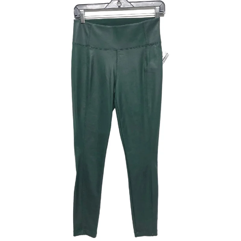 New Season Series Green Athletic Leggings Athleta, Size S