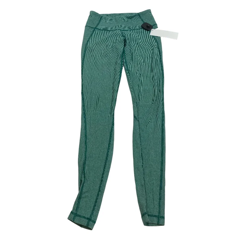 Relaxed Chic Green Athletic Leggings Lululemon, Size 4