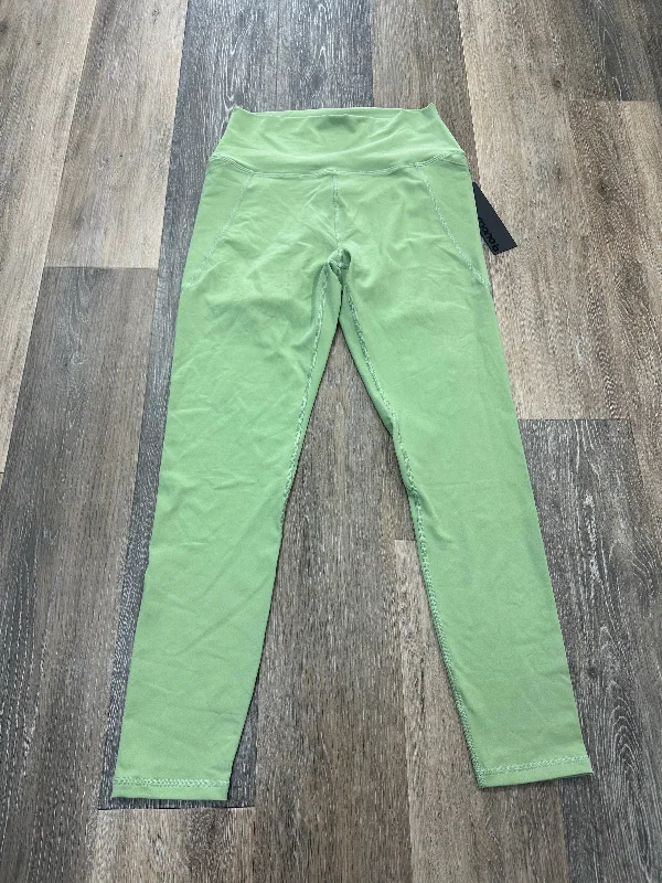 Lounge Wear Green Athletic Leggings Mono B, Size L