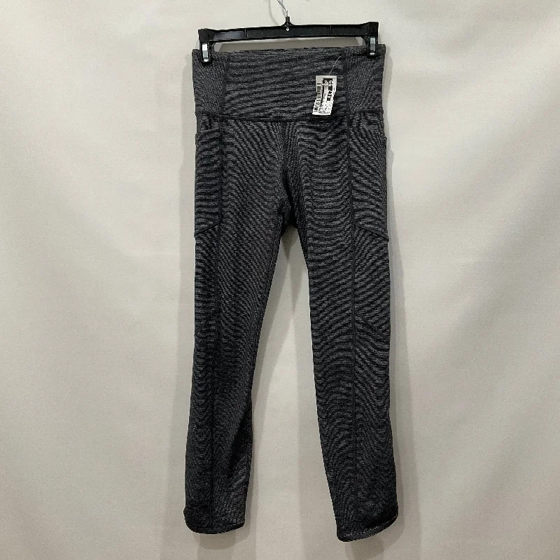 Personalized Design Grey Athletic Leggings Athleta, Size Xs