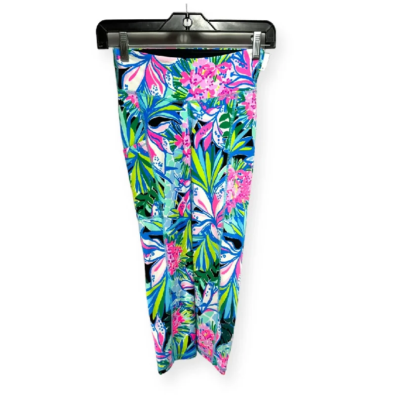 Comfort Fit Weekender Crop Leggings UPF 50+ in You Me & Giraffee Luxletic Lilly Pulitzer, Size Xxs