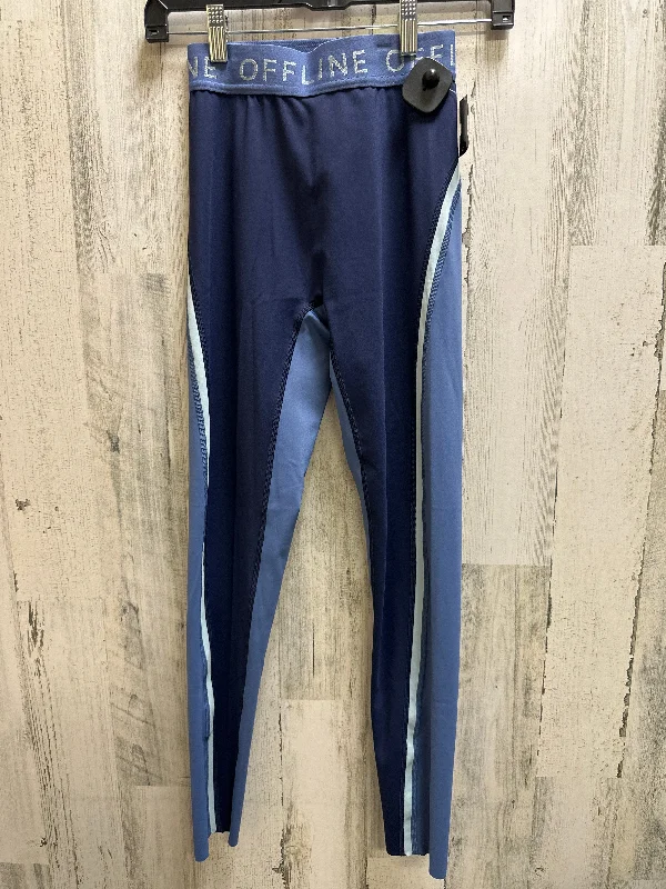 Weekend Comfort Navy Athletic Leggings Aerie, Size S