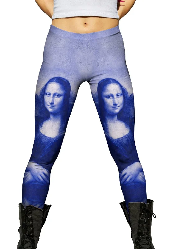Chic Outfits Pop Art - "Da Vinci Mona Lisa Navy" (1517)