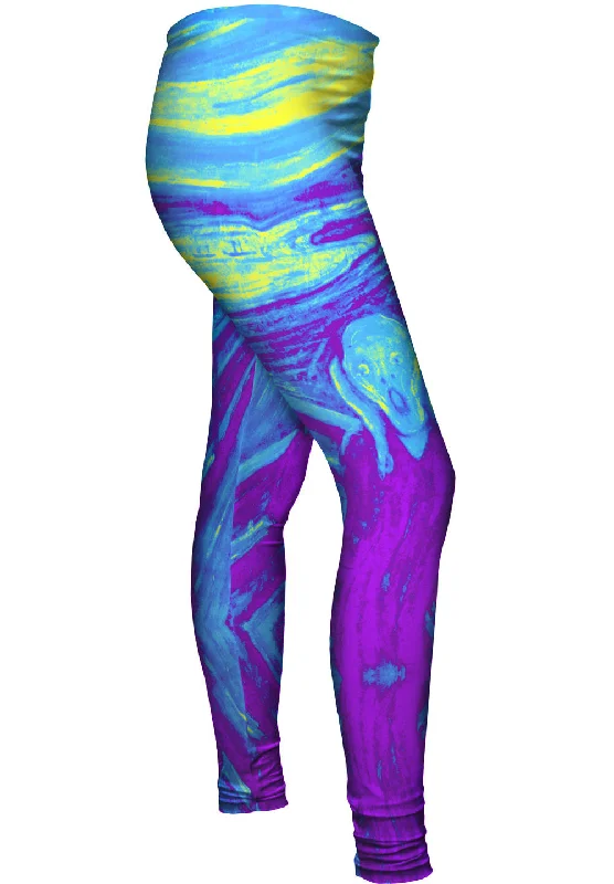 Layered Comfort Pop Art - "Munch Scream Yellow Purple" (1893)