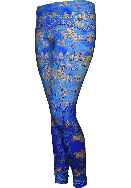 Cozy Fitting Pop Art - "Van Gogh Blossoming Blue Orange" (1890)