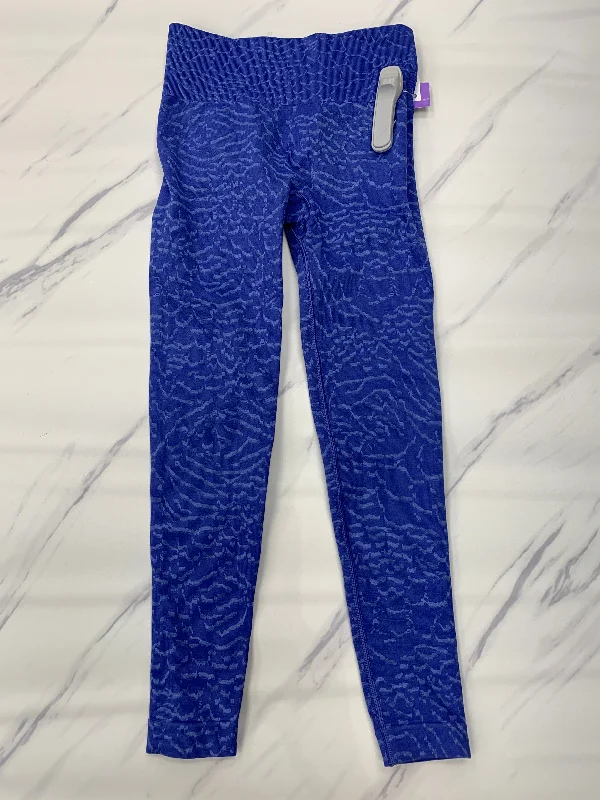 Fashion Concept Purple Athletic Leggings Gym Shark, Size M