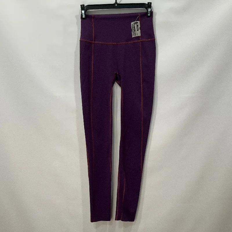 Economic Outlook Purple Athletic Leggings Lululemon, Size 4