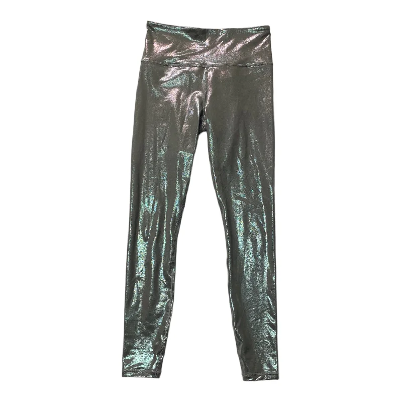 Soft Tops Silver Athletic Leggings Athleta, Size M