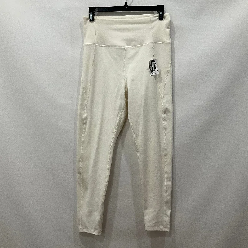 Urban Sense White Athletic Leggings girlfriend collective, Size M