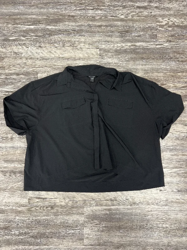 Soft Comfort Black Athletic Top Short Sleeve Athleta, Size 3x