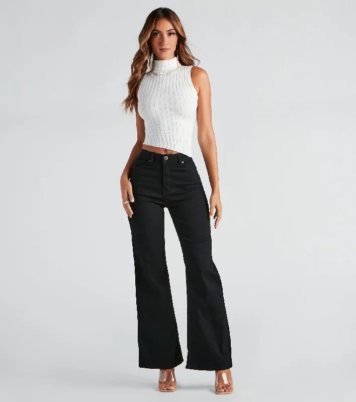 Fashionable Items Catch Ya Later Wide-Leg Jeans