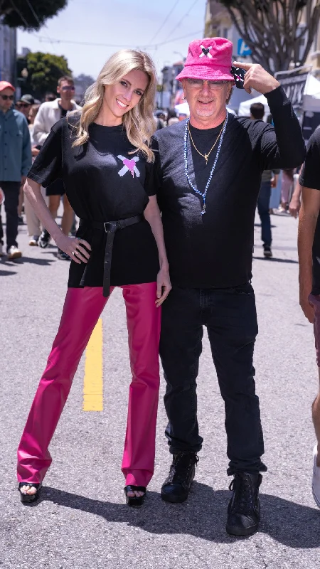 Fashion Expert "Legs for Days" Leather Pants in Barbie Pink