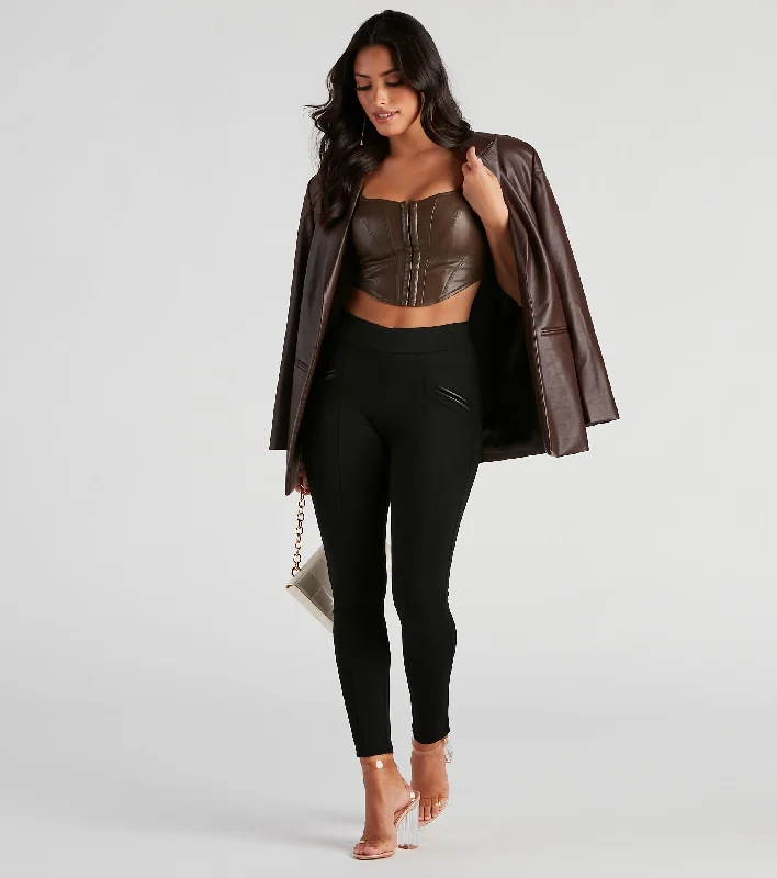 Fresh And Capable Cute For Cocktails Ponte Leggings