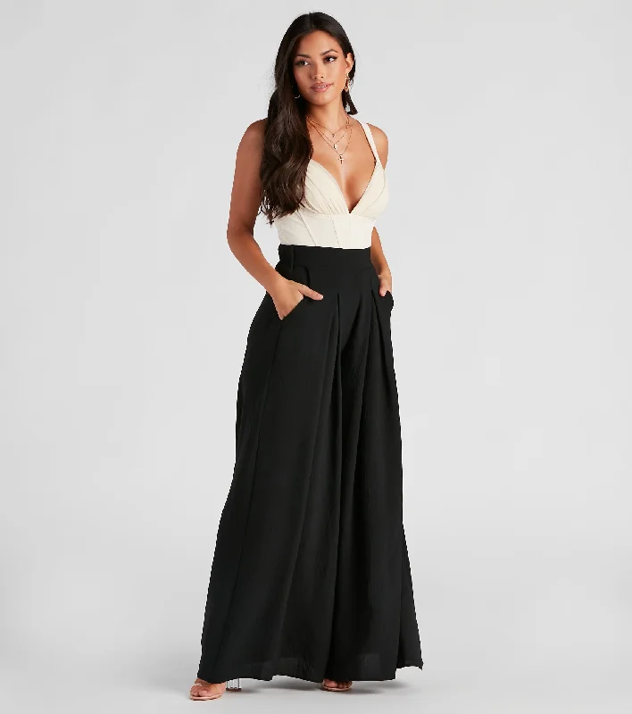 Smart Comfort Downtown Nights Wide-Leg Pants
