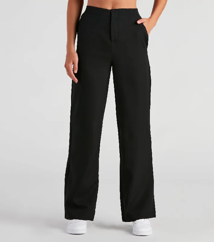 Celebrity Picks Elevated And Trendy Wide-Leg Trouser Pants