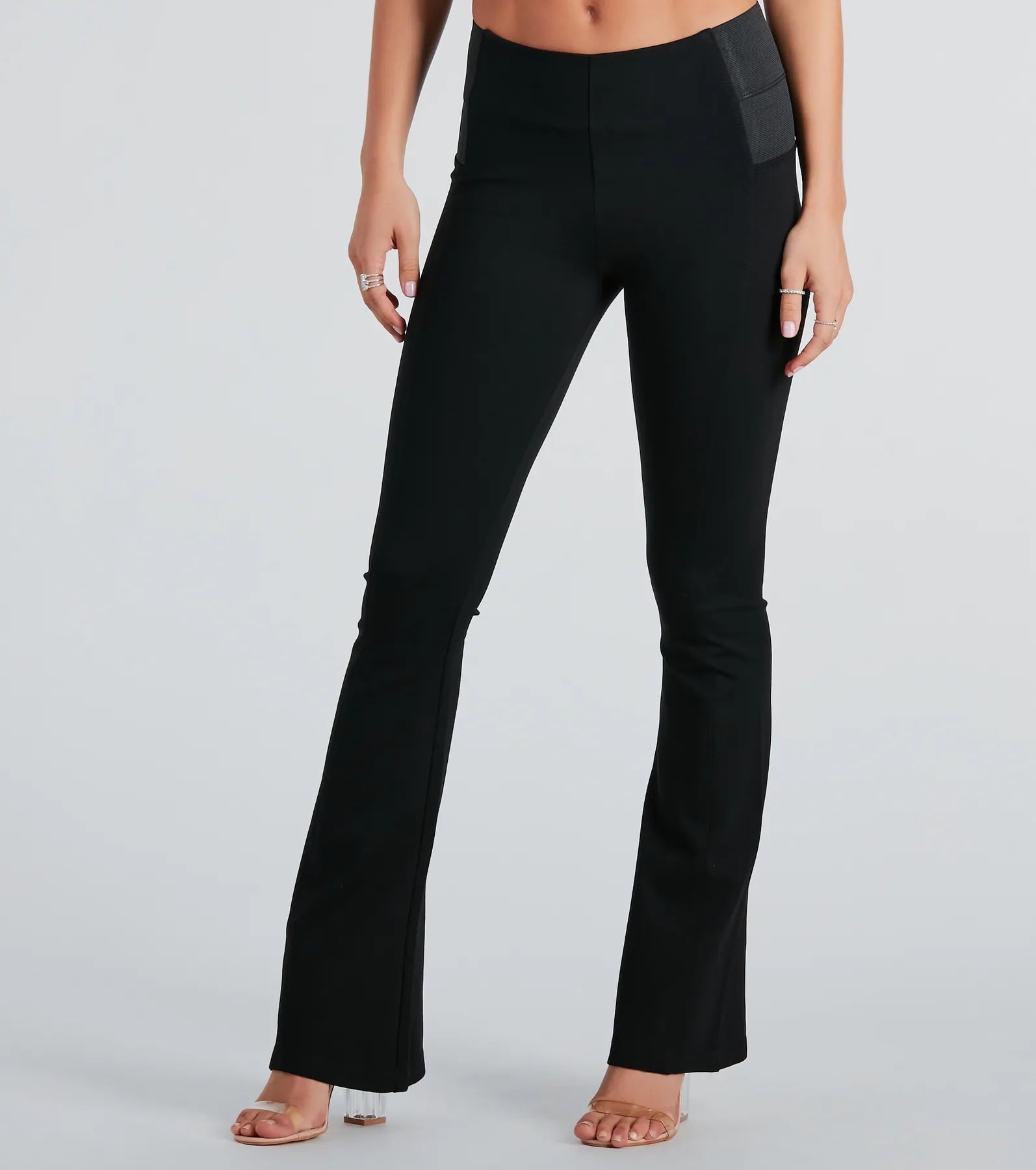 Noble Temperament Flair For Fashion High-Rise Ponte Pants