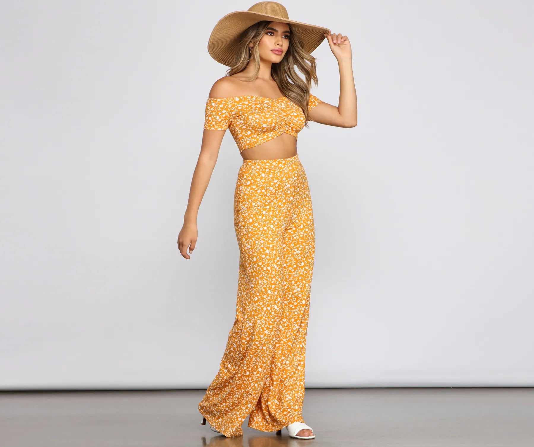 Creative Prints Floral Sensation High Waist Pants